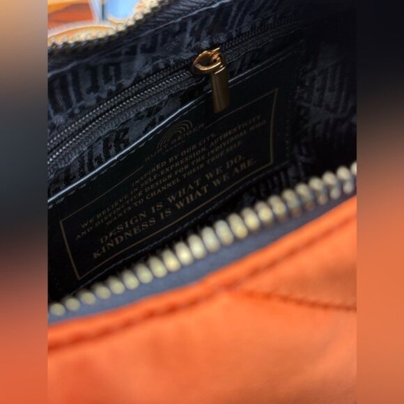 🆕 KURT GEIGER LONDON 🧿 NWOT Recycled Nylon Multi Crossbody Bag, Bright Orange - Picture 9 of 13